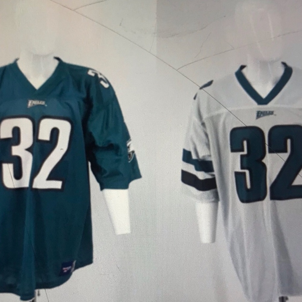 Philadelphia Eagles #32 Football Jersey - Teal/White